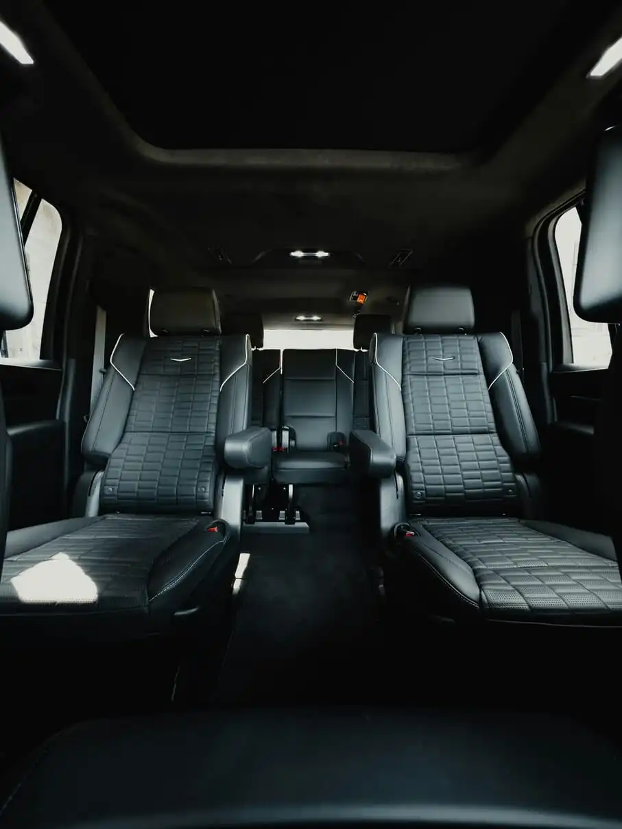 SUV Car service interior