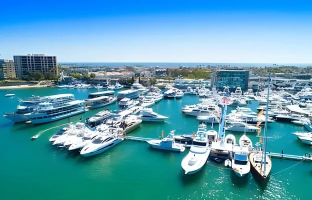 Beach harbor Newport Beach