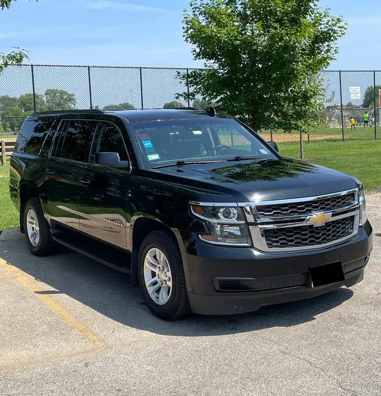Chevy Suburban in park