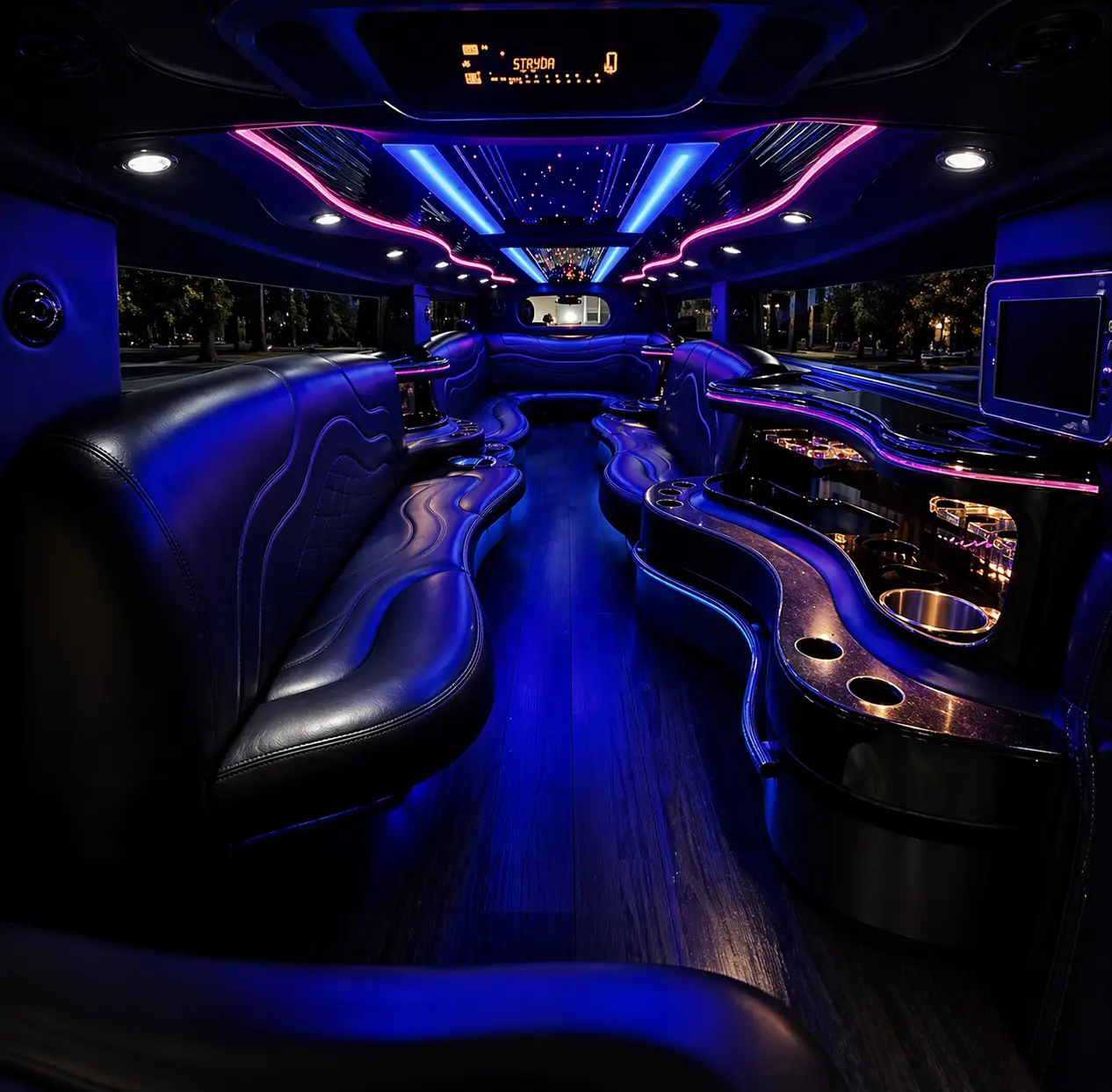 Hummer Limo interior