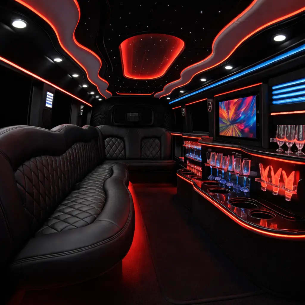 Luxurious limo lounge