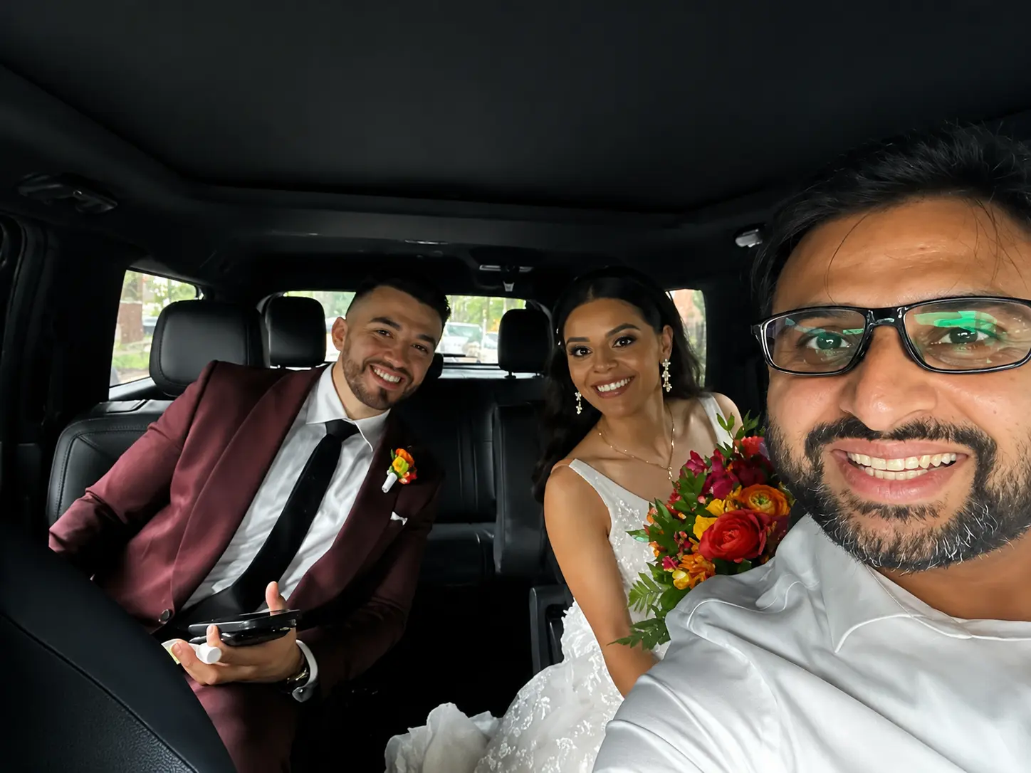 Professional wedding chauffeurs
