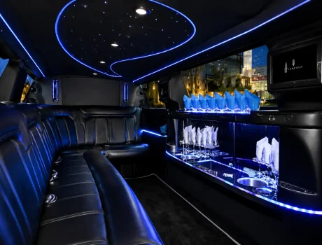 Lincoln limousine interior