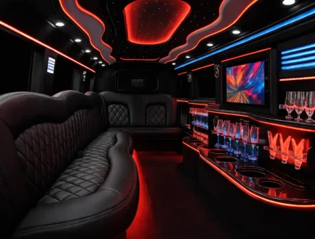 Luxurious limo lounge