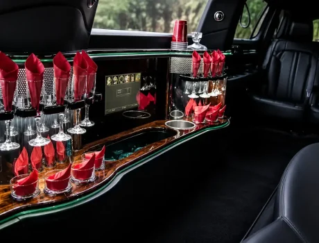 Luxury limousine bars